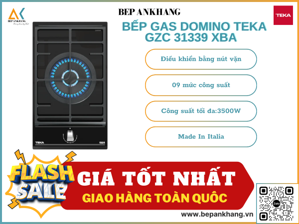   BẾP Gas Domino TEKA GZC 31339 XBA - Made In Italia